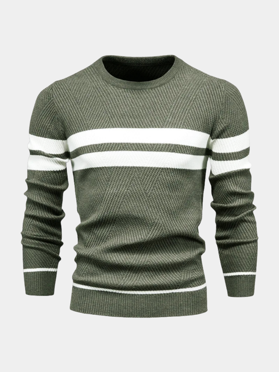 Alexis | Pull Rayé Élégance Moderne