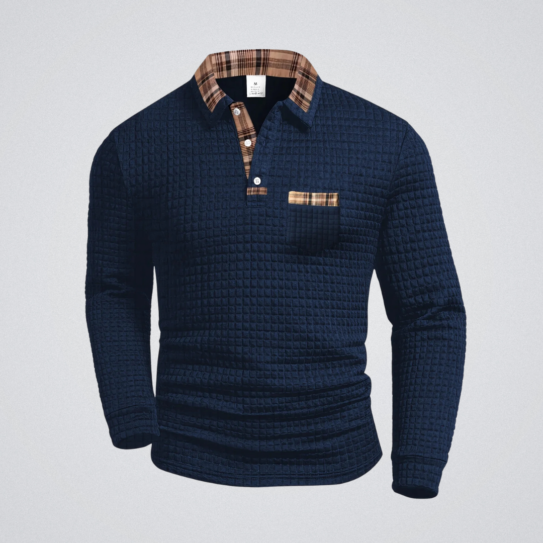 Marc | Polo à Motif Texturé Élégant