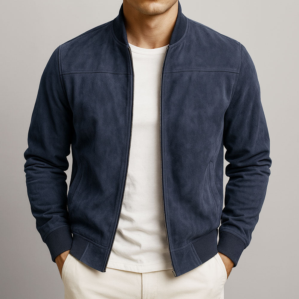 Noah – Blouson pour homme en daim doux