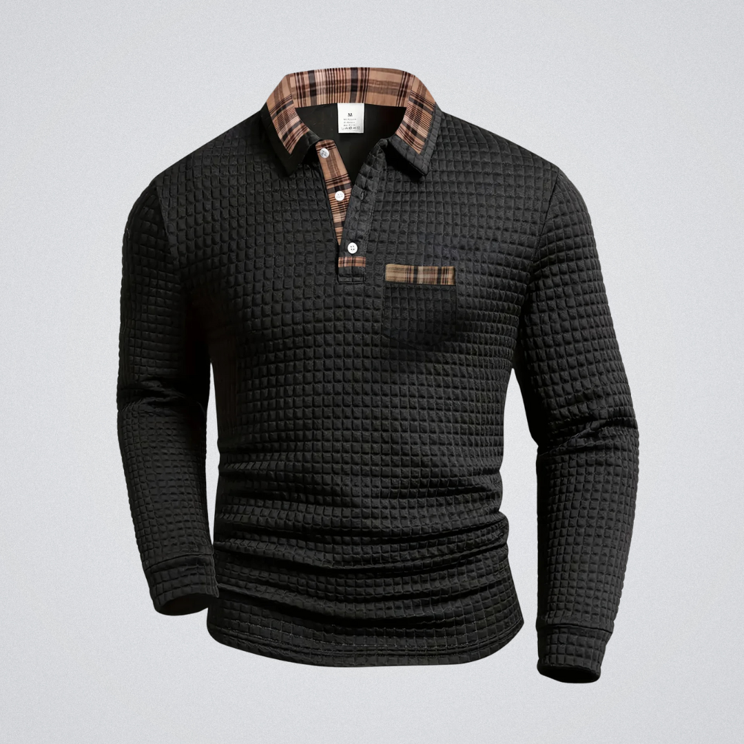 Marc | Polo à Motif Texturé Élégant