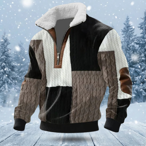 Maison Nolet™ | Pulls zippés à col montant fourré