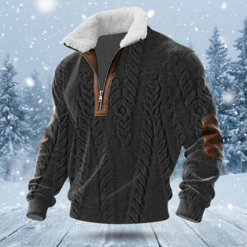 Maison Nolet™ | Pulls zippés à col montant fourré