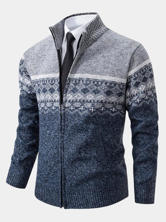 Alexandre | Gilet Élégant à Motif Raffiné