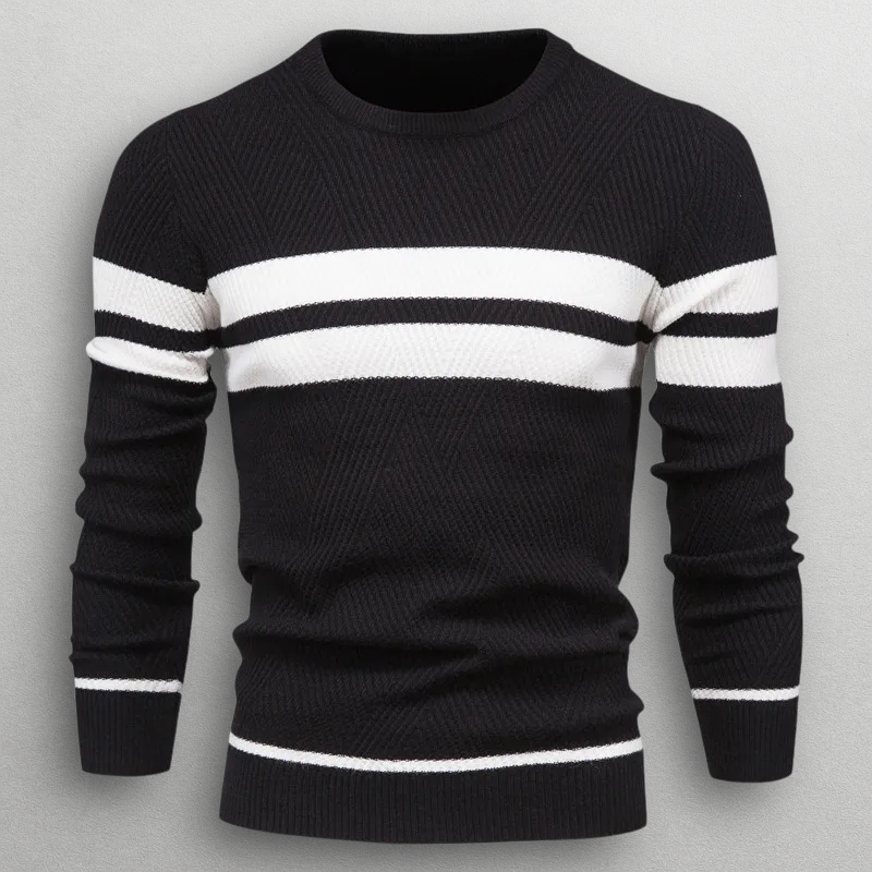 Alexis | Pull Rayé Élégance Moderne