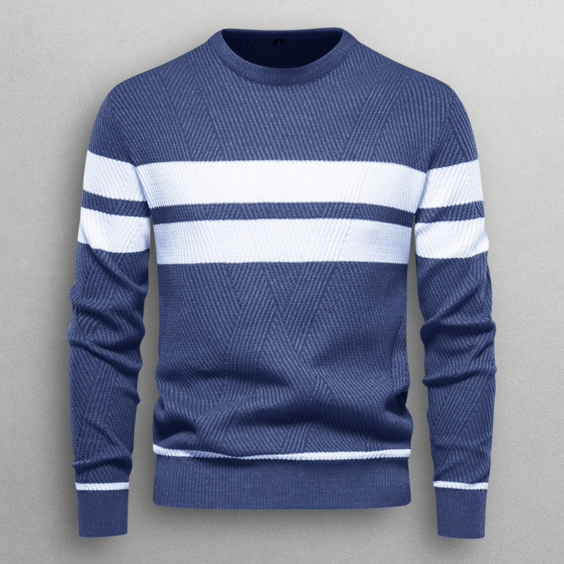 Alexis | Pull Rayé Élégance Moderne