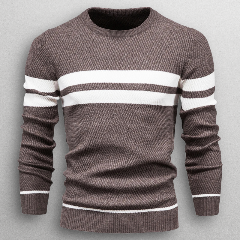 Alexis | Pull Rayé Élégance Moderne
