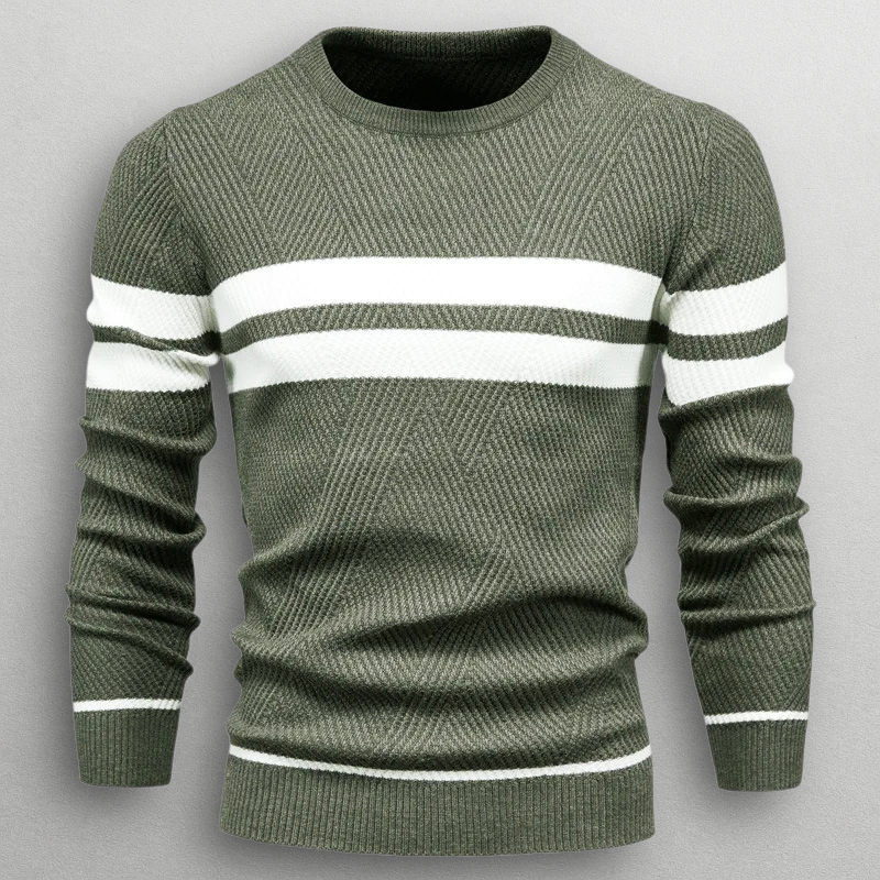 Alexis | Pull Rayé Élégance Moderne