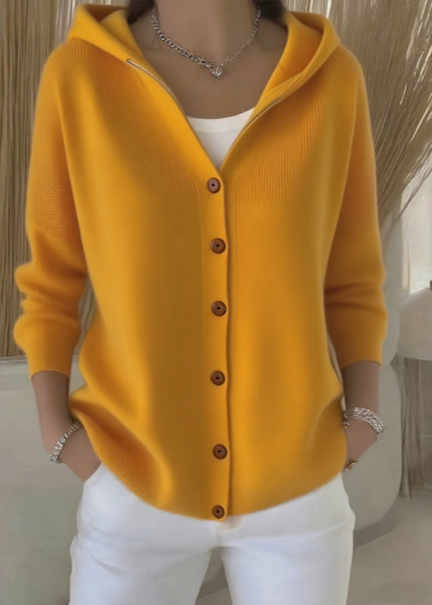 Louna – Cardigan à capuche raffiné