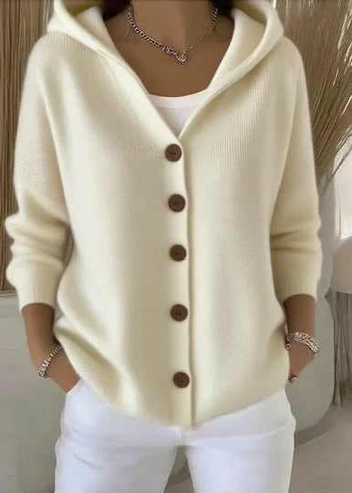 Louna – Cardigan à capuche raffiné