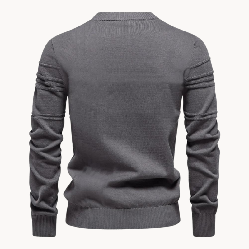 Lucas | Pull Élégant à Motif Subtil