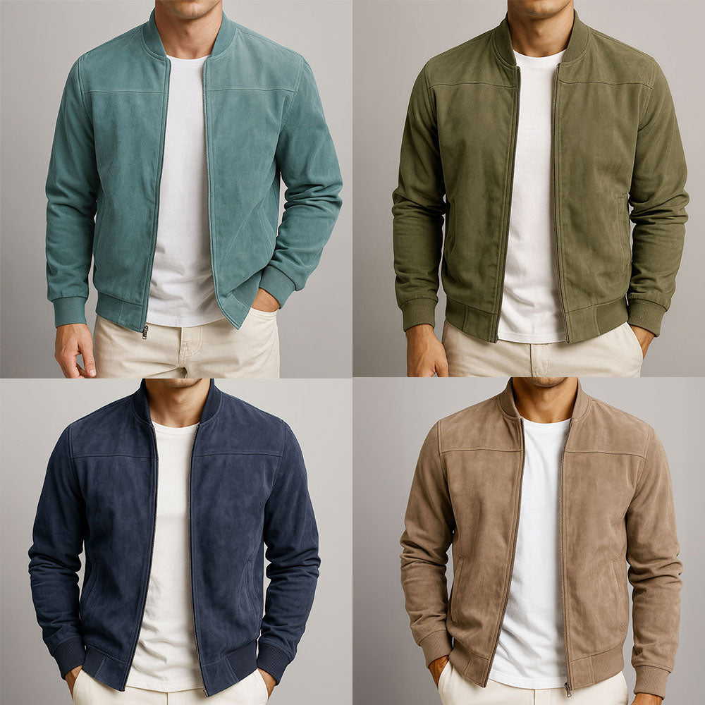 Noah – Blouson pour homme en daim doux