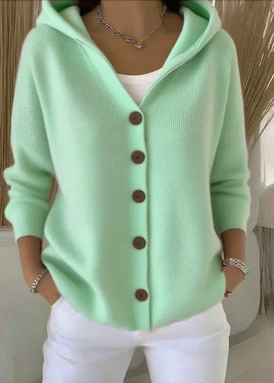 Louna – Cardigan à capuche raffiné