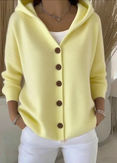 Louna – Cardigan à capuche raffiné
