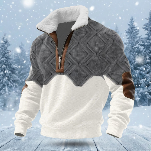 Maison Nolet™ | Pulls zippés à col montant fourré