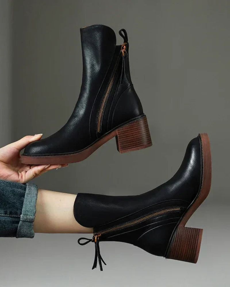 Élise™ | Bottines Élégantes à Talon Confortable