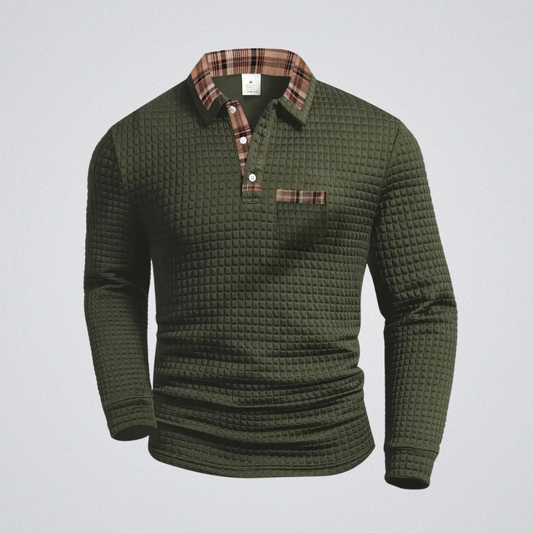 Marc | Polo à Motif Texturé Élégant