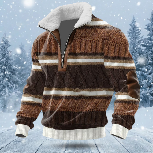 Maison Nolet™ | Pulls zippés à col montant fourré