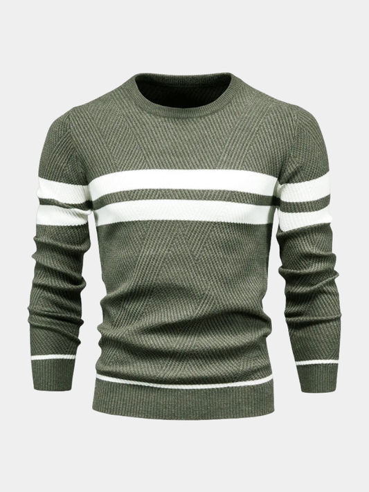 Alexis | Pull Rayé Élégance Moderne