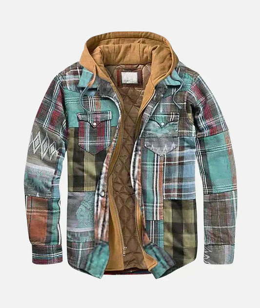 Gabriel™ | Veste patchwork à carreaux