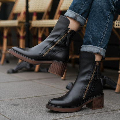 Élise™ | Bottines Élégantes à Talon Confortable