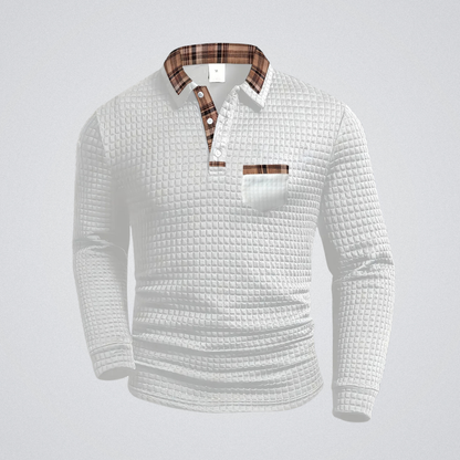 Marc | Polo à Motif Texturé Élégant