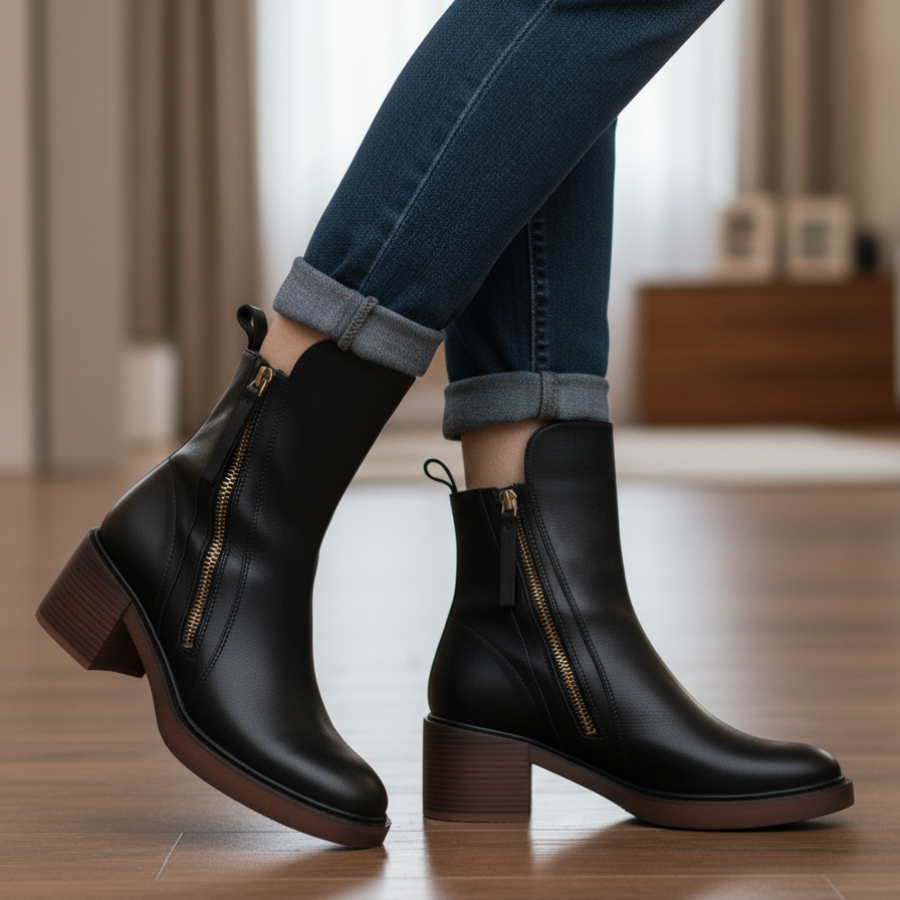 Élise™ | Bottines Élégantes à Talon Confortable