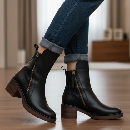 Élise™ | Bottines Élégantes à Talon Confortable