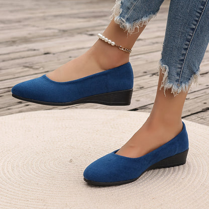 Clara – Ballerines à talon compensé