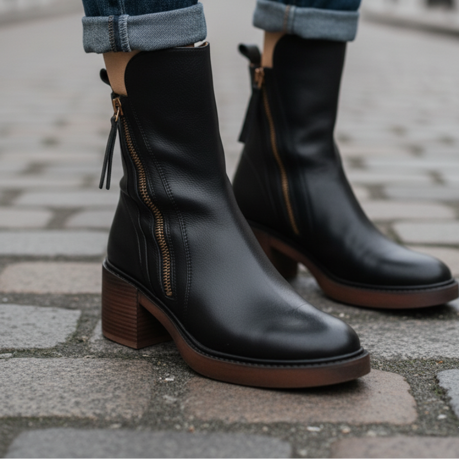 Élise™ | Bottines Élégantes à Talon Confortable