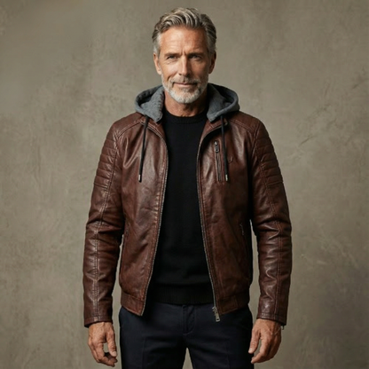 Marchand™ | Veste Effet Cuir Doublée