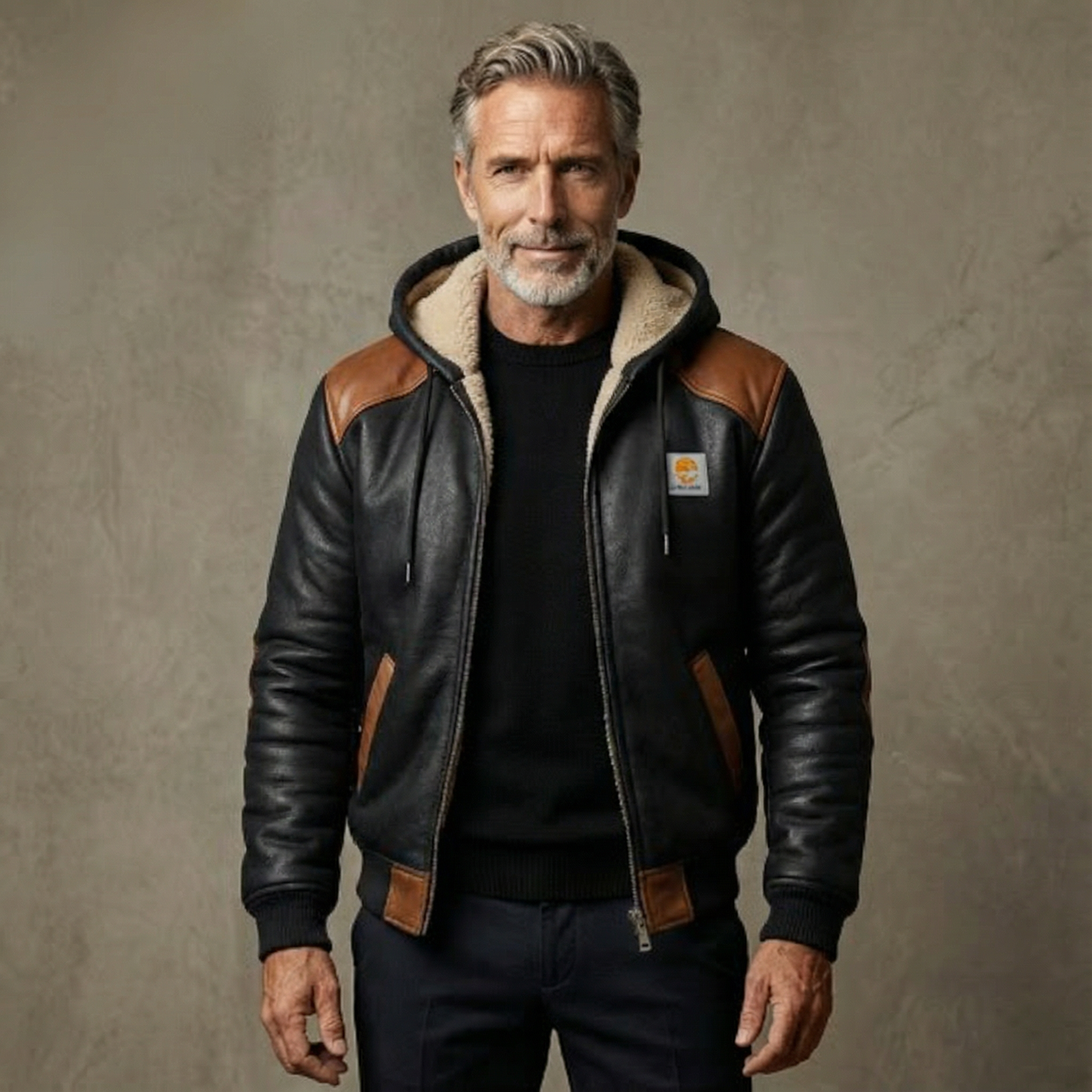 Rochefort™ | Veste Chaude En Cuir suédé