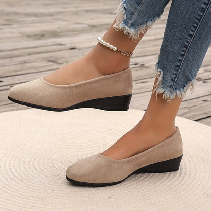 Clara – Ballerines à talon compensé
