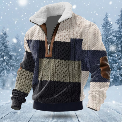 Maison Nolet™ | Pulls zippés à col montant fourré