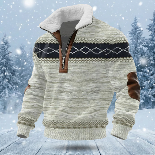 Maison Nolet™ | Pulls zippés à col montant fourré