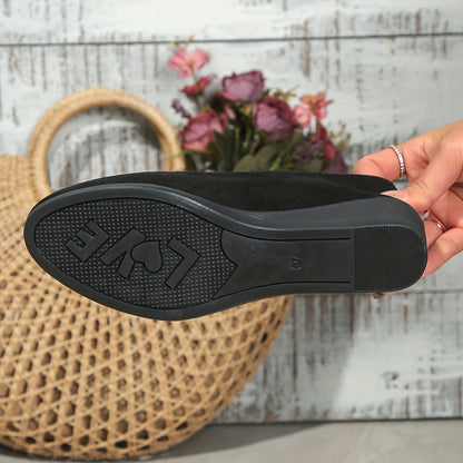 Clara – Ballerines à talon compensé