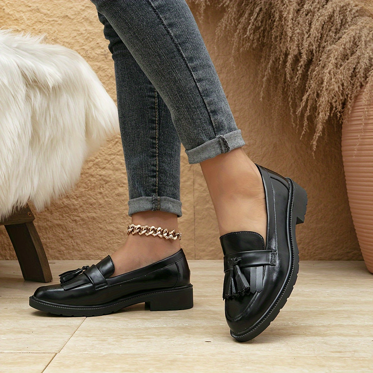 Margot | Mocassins Élégants à Franges