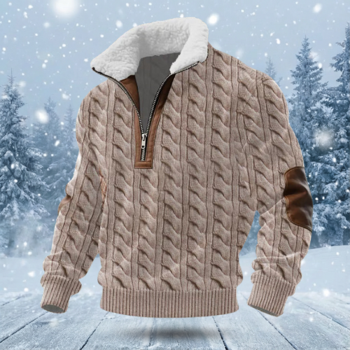 Maison Nolet™ | Pulls zippés à col montant fourré