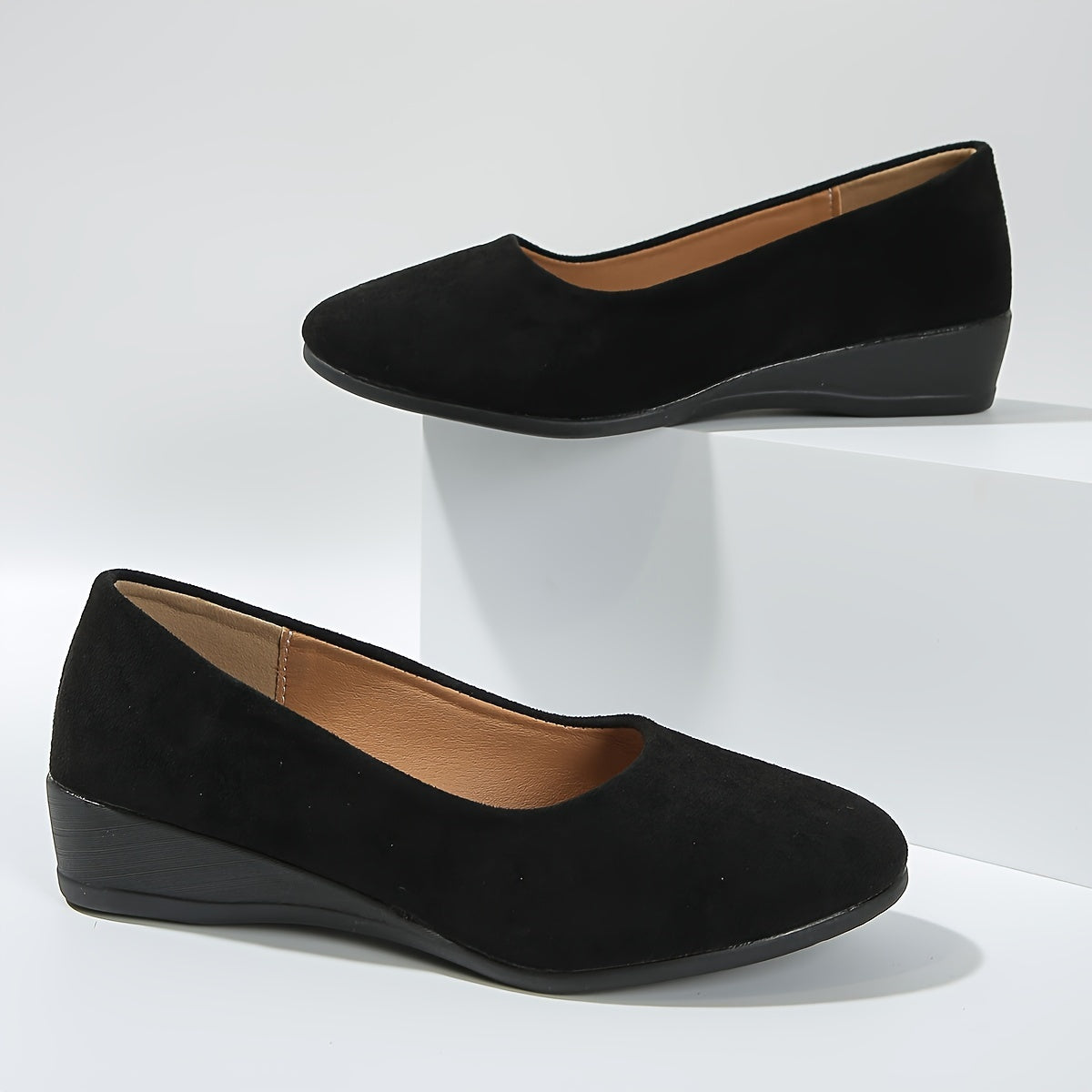 Clara – Ballerines à talon compensé