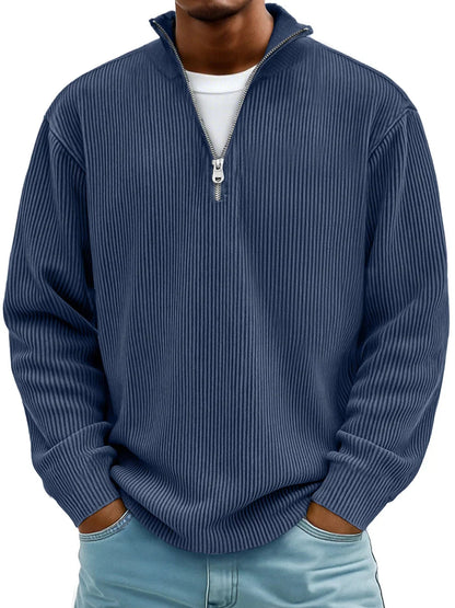 Luca | Pull Demi-Zip Élégance Moderne