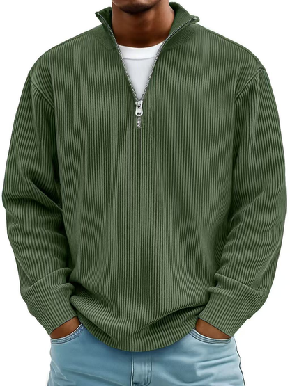 Luca | Pull Demi-Zip Élégance Moderne