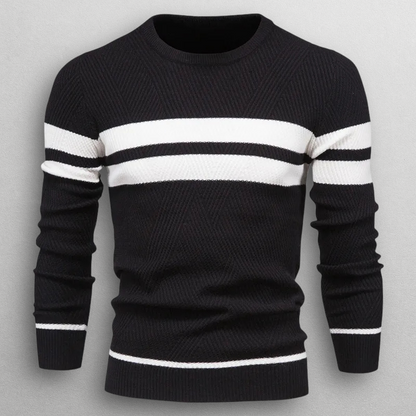 Alexis | Pull Rayé Élégance Moderne