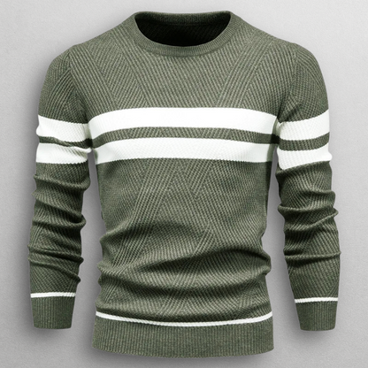 Alexis | Pull Rayé Élégance Moderne