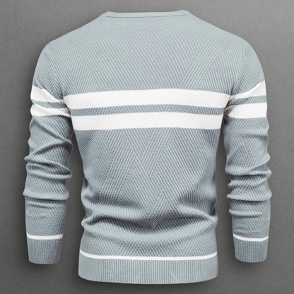 Alexis | Pull Rayé Élégance Moderne
