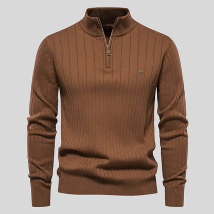 Victor | Pull Demi-Zip de Luxe