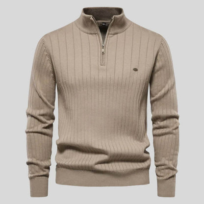 Victor | Pull Demi-Zip de Luxe
