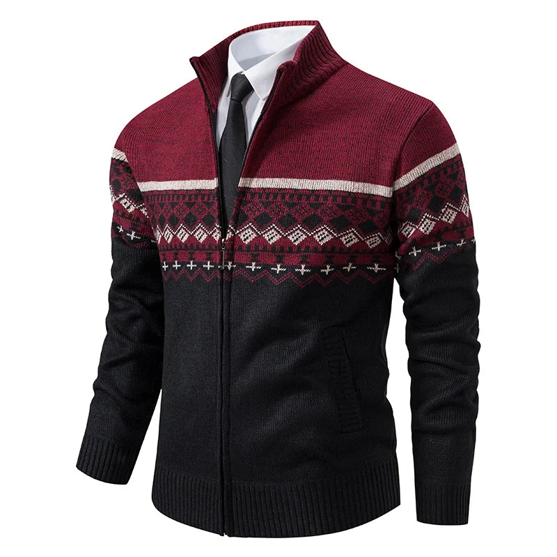 Alexandre | Gilet Élégant à Motif Raffiné
