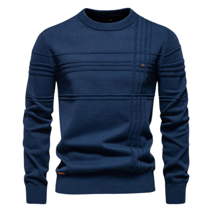 Lucas | Pull Élégant à Motif Subtil