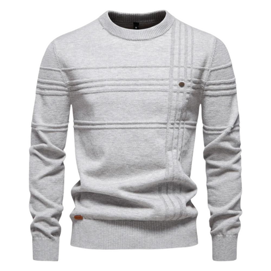 Lucas | Pull Élégant à Motif Subtil