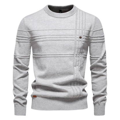 Lucas | Pull Élégant à Motif Subtil