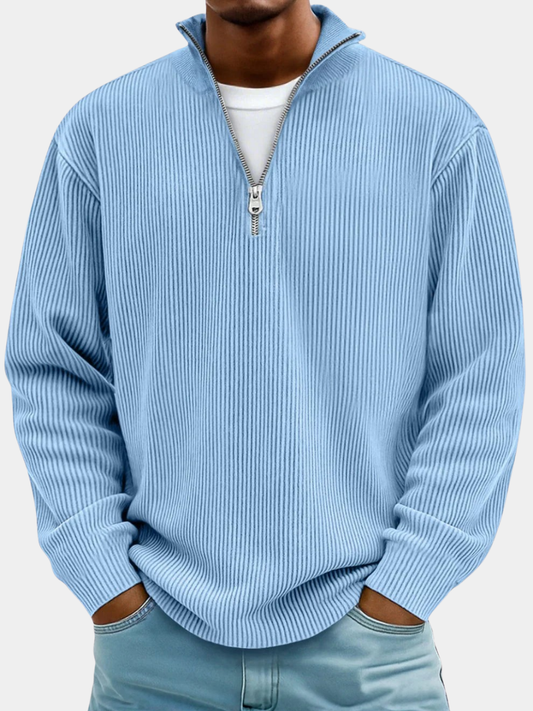 Luca | Pull Demi-Zip Élégance Moderne